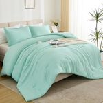 Litanika Comforters Mint Green Quee