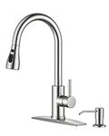 FORIOUS Kitchen Faucets with Soap D