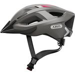 ABUS Aduro 2.0 City Helmet - Allround Bicycle Helmet in Sportive Design for City Traffic - for Women and Men - Grey, Size S