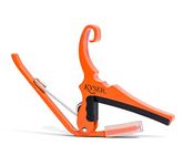 Kyser Quick-Change Capo for 6-string acoustic guitars, Orange Blaze, KG6O