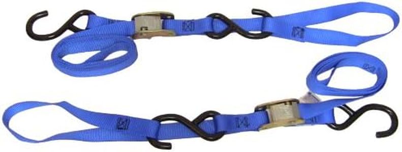 Ancra 49380-12-04 Blue Integra Soft Hook Cam Buckle Tie Down 8 Pack