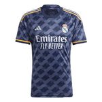 adidas Men's Soccer Real Madrid 23/24 Away Jersey - A Fan Jersey That Symbolizes Endless Support,, Legend Ink / Preloved Yellow, Large