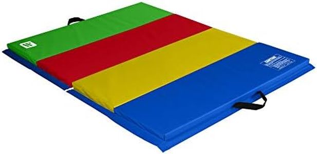 We Sell Mats ECO4x6MC-50M Folding Exercise Gym Mats, 4x6, Multicolor