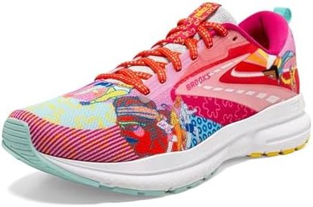 Brooks Women s Trace 3 Neutral Running Shoe - Pink/Blue/Yellow - 5.5 Medium