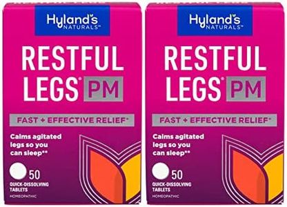 Hyland's Restful Legs PM Quick Dissolving Tablets - 50 Tablets, Pack of 2