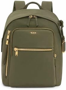 TUMI - Voyageur Halsey Backpack - Women's Lightweight Everyday and Travel Bag - 14.5" X 11.5" X 5.5" - Holds Up to 14" Screen, Olive, One Size, Halsey Backpack