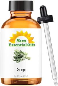 Sun Essential Oils 2oz - Sage Essential Oil - 2 Fluid Ounces - Sage Oil - Sage Aromatherapy Oil