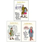 Judith Kerr Collection 3 Books Set (When Hitler Stole Pink Rabbit, Bombs on Aunt Dainty, A Small Person Far Away)