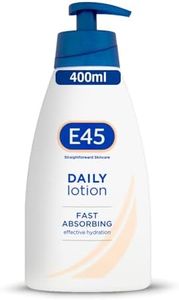 E45 Daily Skin Lotion 400 ml – E45 Lotion for Very Dry Skin – Non-Greasy Lightweight Moisturiser - Perfume-Free Body Face Hand Cream - Dermatologically Tested