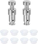 2 Pack Instant Pot Float Valve - Replacement Parts with 8 Sealer Gasket - Replacement Float Valve wiht Silicone Caps for Instant Pot Duo 3, 5, 6 QT, Duo Plus 3, 6 QT, Ultra 3, 6, 8 QT, Lux 3 QT