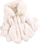 Kids Girls Winter Warm Coats Jacket Clothes Outwear Overcoat Ear Hooded Faux Fur Thicken Fleece Toddler Girls Winter Warm Coats Ear Hooded Faux Fur Fleece Jacket