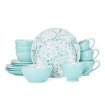 Dinnerware Set For 8 Square Coastal