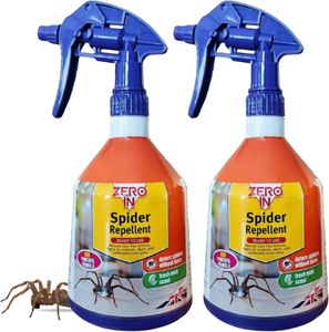 Zero In Spider Repellent Spray Twin Pack, 500ml – Indoor Pest Control