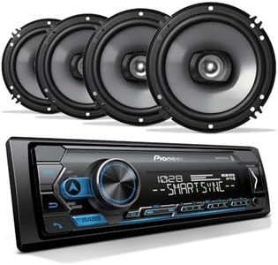 Pioneer MXT-S3266BT Digital Media Receiver with Pioneer Smart Sync and Bluetooth Connectivity Smartphone Control, Includes 2 Pairs of Coaxial 6.5” 2-Way Speakers