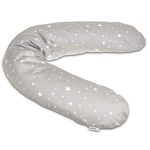 Medela Maternity , Nursing , Support Pillow and Breastfeeding Pillow in One, Flexible Moon Shape, Body-Hugging Design, Comfortable, Easy Positioning, Soft and Quiet Micro-Pearl Filling