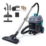 Kenmore KW3050, Wet Dry Canister Vac 4 Gallon 5 Peak HP 2-Stage Motor Shop Vacuum Cleaner with Washable HEPA Filter & Dust Bags for Hard Floor & Carpet, Black, 4 Gallons