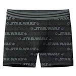 STAR WARS Logo Icon Men's Brief, Black Charcoal, Large