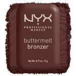 NYX Professional Makeup Buttermelt Powder Bronzer, Up To 12H Wear, Fade & Transfer Resistant, Shade: Butta Than U