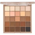 Eyeshadow Palette 25 Colours, Full Matte Nude Brown Eye Shadow Pallets For Women, Soft Smooth Powder Taupe Pink Brown Highly Pigmented Eye Shadows Palette, Suitable For Most People (04 Chocolate)