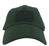 Great Dads Get Promoted to Grandpa Dad Hat (Forest Green)