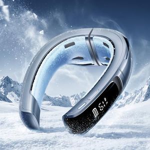 RANVOO AICE LITE MAX 2026 Real AC Cold Blast [No.1 Coolest & Most Durable] AI Neck Air Conditioner, Best Immersive Neck Cooler, 6000 mAh Rechargeable Neck Fan Blow Cold Air, Summer Gifts for Mom Blue
