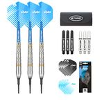 TARGET Darts Phil Taylor 18g Soft Tip Darts Set - Darts Accessories Gift Pack - Includes Dart Barrels, Pro Grip Short Darts Stems, Dart Flights, Dart Points, Darts Case