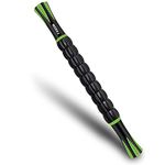 Muscle Roller, Massage Roller Stick for Athletes, Help Reducing Muscle Soreness Cramping Tightness Leg Arms Back Calves Muscle Massager(Black Green)