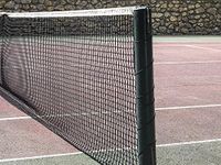 DIAMANTE - Tennis Net, Black, 42' x 3.5'