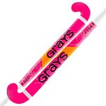 GRAYS ROGUE ULTRABOW WOODEN HOCKEY STICK - PINK/WHITE - NEW FOR 2022/23 (34")