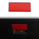 Voodonala for 2010-2017 Dodge RAM Co-Pilot Storage Box Handle Decorative Trim, Red 1pc