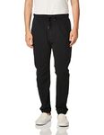 WT02 Men's Twill Jogger Pants, Black, Medium