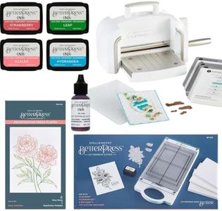 Spellbinders Cut and Press Starter Paper Crafting Machine Bundle, Multi