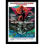 iPosters James Bond Spy Who Loved Me One Sheet A3 Framed Print