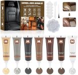 Leather Repair Kit, 7 Colors Leather Filler, leather Repair Kit for Couches, Furniture, Car Seats, Sofa, Jacket, Vinyl Restore Fix Scratches Cuts Rips Holes Tears Cracks (7 Colors)