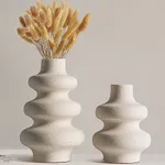 Ceramic Vases- Set of 2 White Vase 