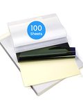 Phomemo Tattoo Transfer Paper - 100 Sheets A4 Size, Thermal Stencil Paper for Tattoo Transfer Kit - Commercial & Personal Use, DIY Tattoo Tracing Paper Compatible with M08F Printer & Tattoo Supplies