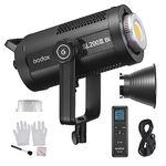 Godox SL200IIIBi Studio LED Video Light 215W High Power Photography Light 2800K-6500K Dimmable 9 FX Lighting Effects CRI96 TLCI97 Bowens Mount with Remote Control for Studio Live Streaming