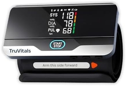 TruVitals Arm Blood Pressure Monitor, Digital BP Monitor for Home Use