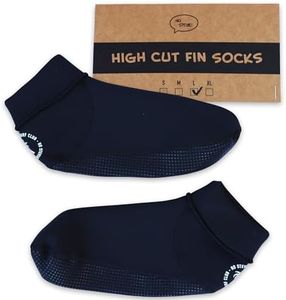 Ho Stevie! High Cut Fin Socks - Prevent Blisters, Super Comfy With Any Bodyboard, Bodysurf, or Swim Fins (M (Medium))