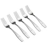 Eagrye 12 Pieces Stainless Steel Dessert Forks, Small Salad Forks Set, 18 CM