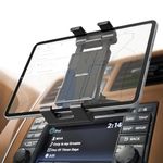 OHLPRO CD Slot Tablet Holder for Car, Universal 5-13" Tablet Car Mount, 360° Adjustable CD Player Phone Mount Compatible with iPhone, iPad, Galaxy Tab, Samsung Z fold, Navigation Gadget