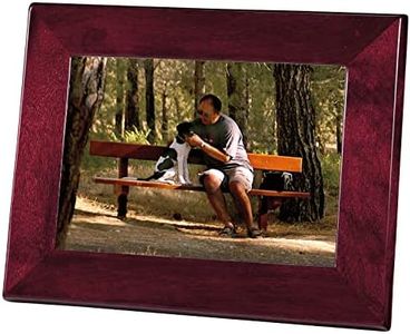 Howard Miller Rosewood Frame II – Elegant Wooden Picture Frame with High Gloss Finish & Versatile Easel Stand Modern Desktop and Freestanding Photo Frame for Gift Portrait or Landscape Display