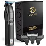 NOVAH Grooming Hair Trimmer - Cordless Beard T Trimmer for Men, Professional Clippers for Barbers, 0 Gap T Outliner