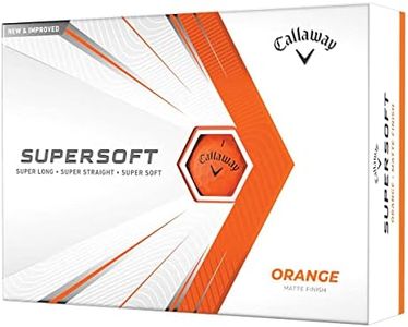 Callaway 2021 Supersoft Golf Balls, Orange