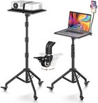 Projector Stand Tripod with Wheels,