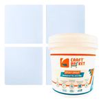 CRAFT BASKET® PREMIUM EPOXY GROUT FOR TILES (20 COLOURS)(ALL PACKS:100 g,250 g,500 g,1 kg,3 kg,5 kg) Waterproof,Tiles Gap Filler,Advance Formula Epoxy Grout (White, 250 g)