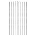 sourcing map 1.2mm x 260mm (10 Inch) Steel Z Pull/Push Rods Parts for RC Airplane Plane Boat Replacement (Pack of 10)