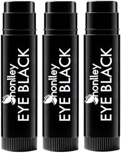 Honlley Eye Black 3 Pack, Anti-Glare Eyeblack for Multi Sports Baseball Football Softball Lacrosse Game Gare, Waterproof Grease Black Paint for Athletes & Fans Accessories