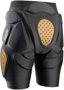 devembr Protective Padded Shorts, Butt Pads Snowboarding for Women, Men - Impact Absorption Cushion Protection, Cold Resistance for Skate Ski - M