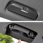 GAFAT Compatible with 2013-2024 Audi A3 A4 A5 A6 Q3 Q5 Q7 Sunglasses Holder, Interior Storage Box Organiser Glasses Case for A3 8V 8Y A4 B8 B9 A6 C7 C8 Q3 8U F3 Q5 8R FY Q7 (Black)